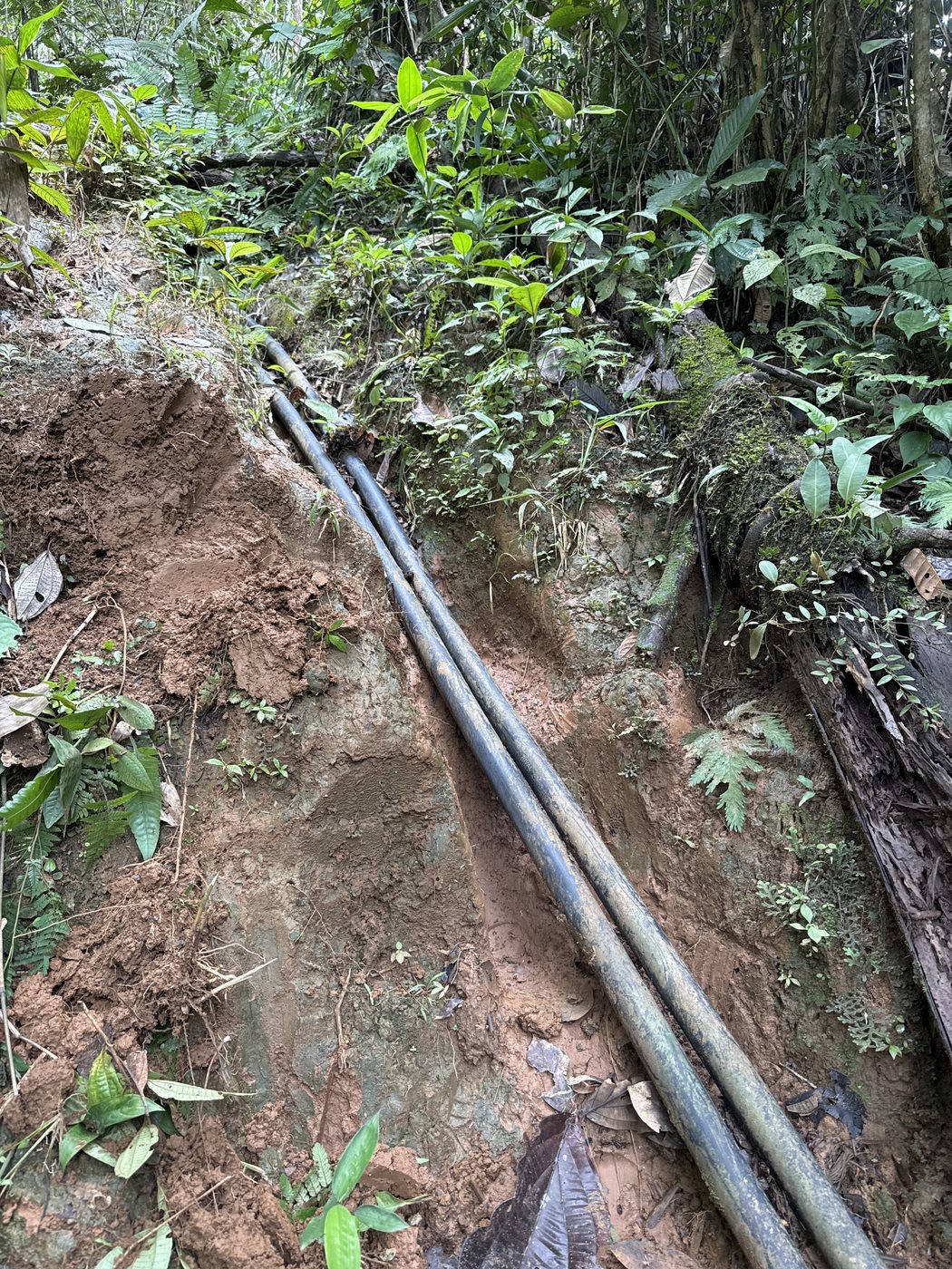 Buried conveyance pipe