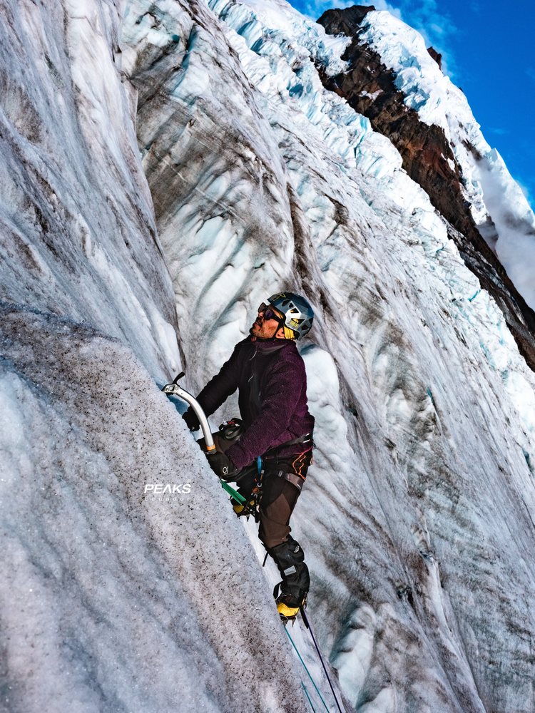 PEAKS gear on the mountain
