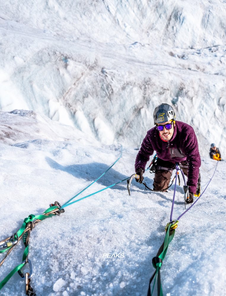 PEAKS gear on the mountain